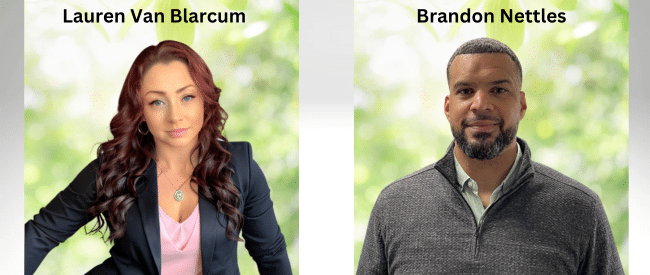 Lauren VanBlarcum and Brandon Nettles Team Members