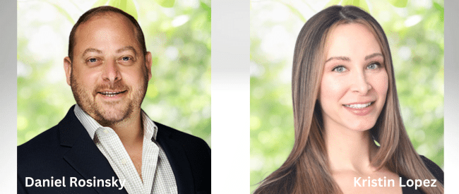 Meet Our Team: Daniel Rosinsky and Kristin Lopez